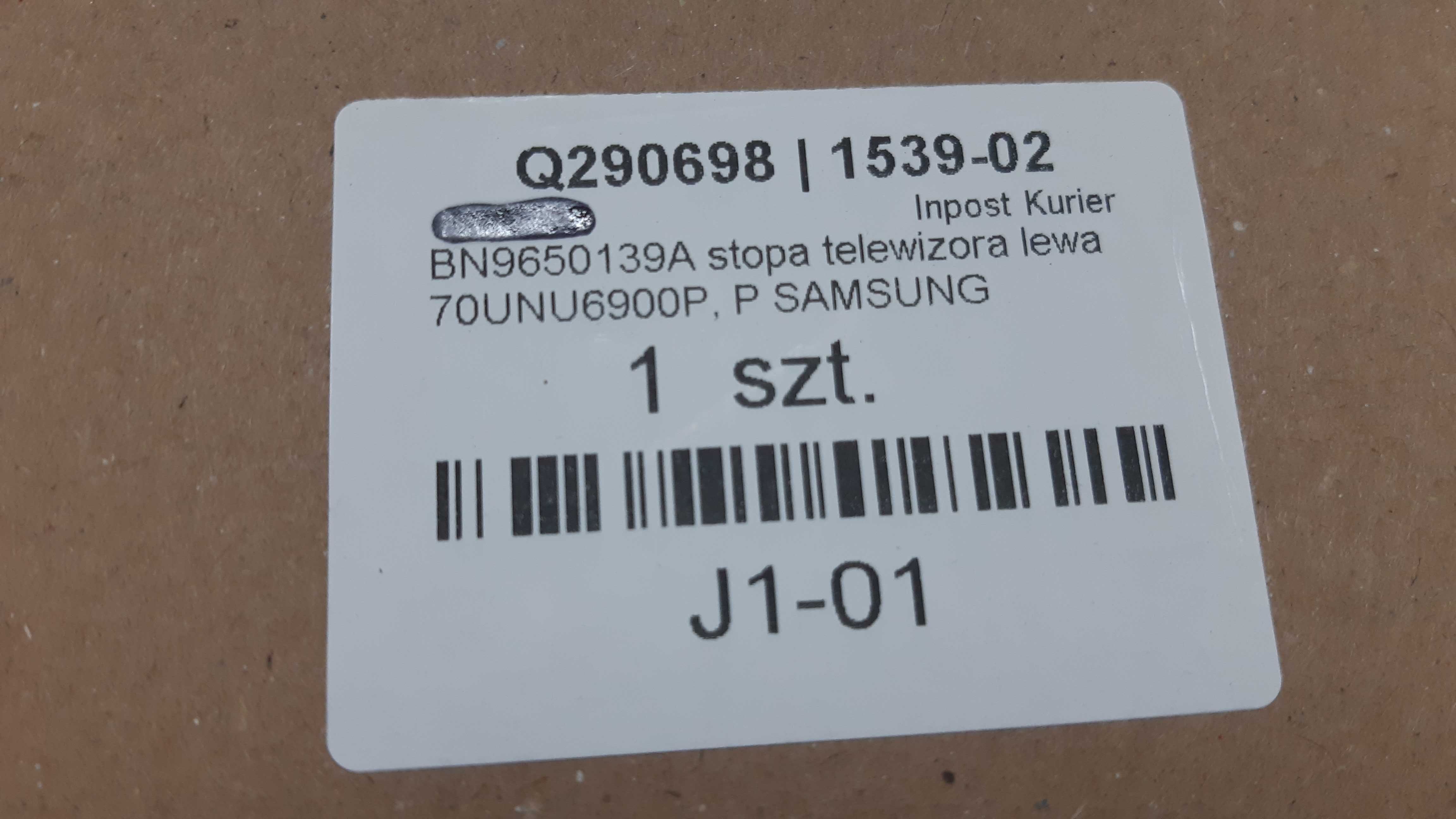 70NU6900P Samsung oryginalne, nowe, zafoliowane nóżki do TV.
