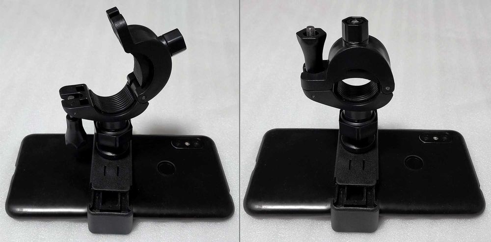 Держатель смартфона Крепление телефона на микрофонную стойку, пюпитр