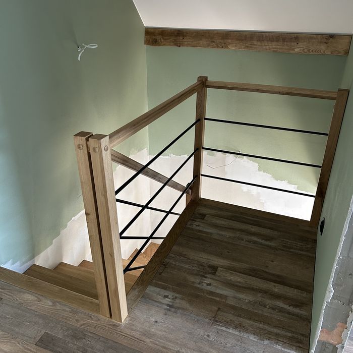 Balustrada stalowa wewnętrzna zewnętrzna