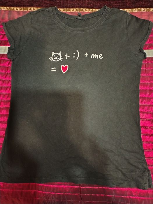 T-shirt czarny damski rozm. XL