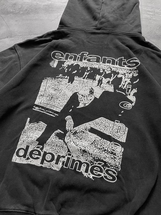 Нові худі Enfants Riches Deprimes / ERD темно сірого / чорного кольору
