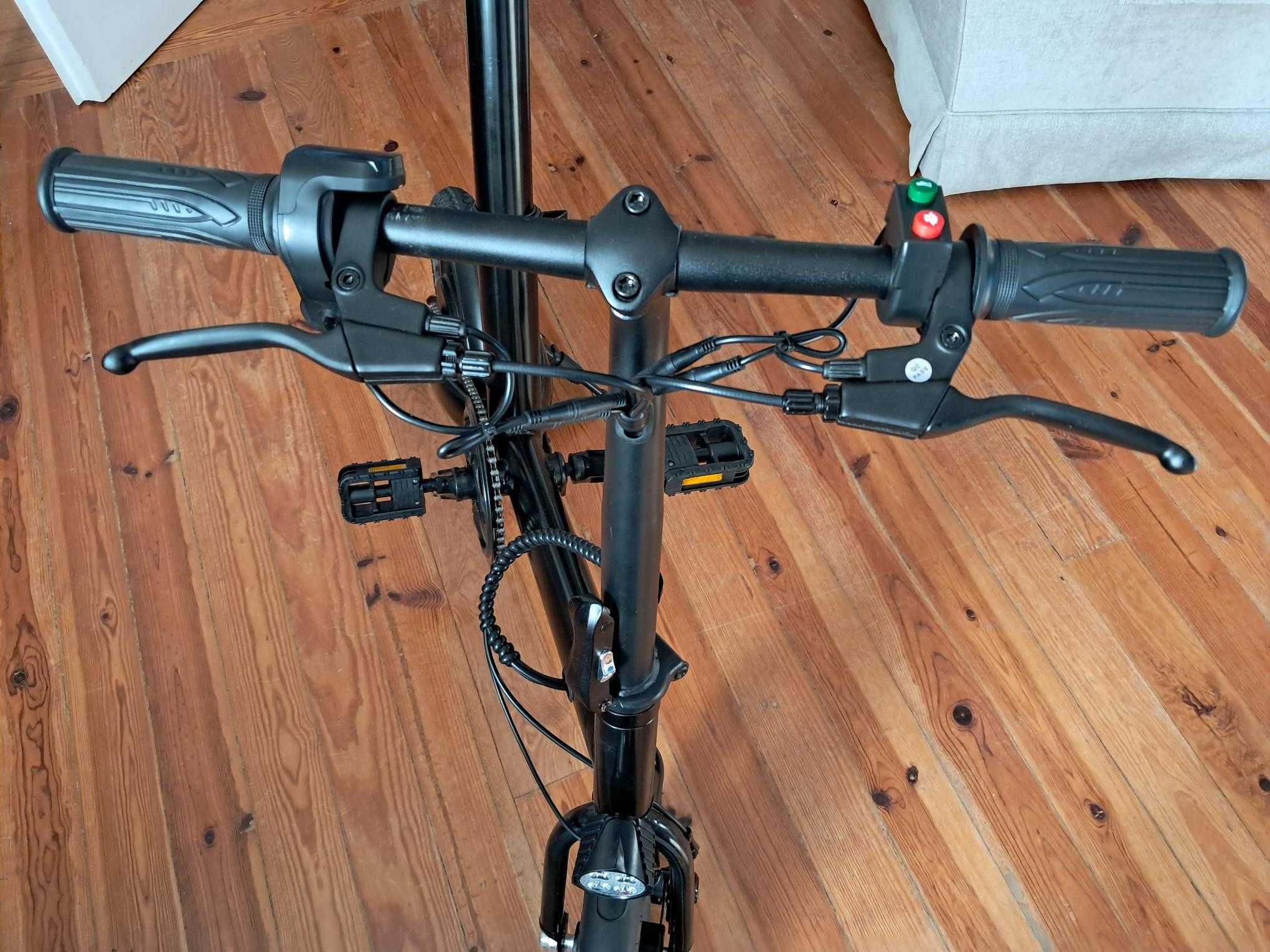 Bicicleta electrica dobrável como nova - 3kms - vendo ou troco
