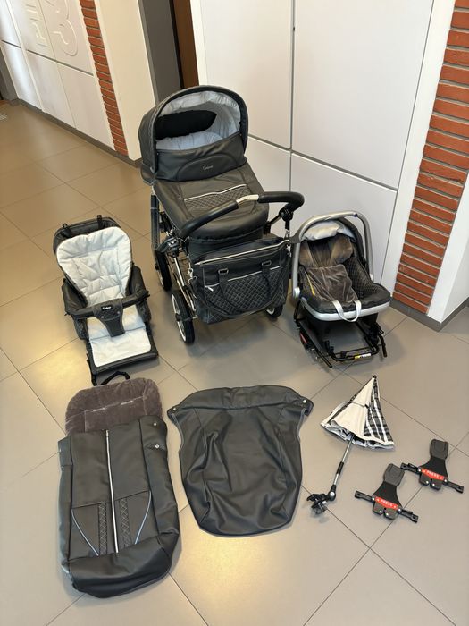 Wózek 3w1 EMMALJUNGA Mondial Duo Combi skóra