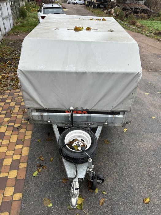 Причіп URSA Universal 2500х1500 з тентом, самосвал