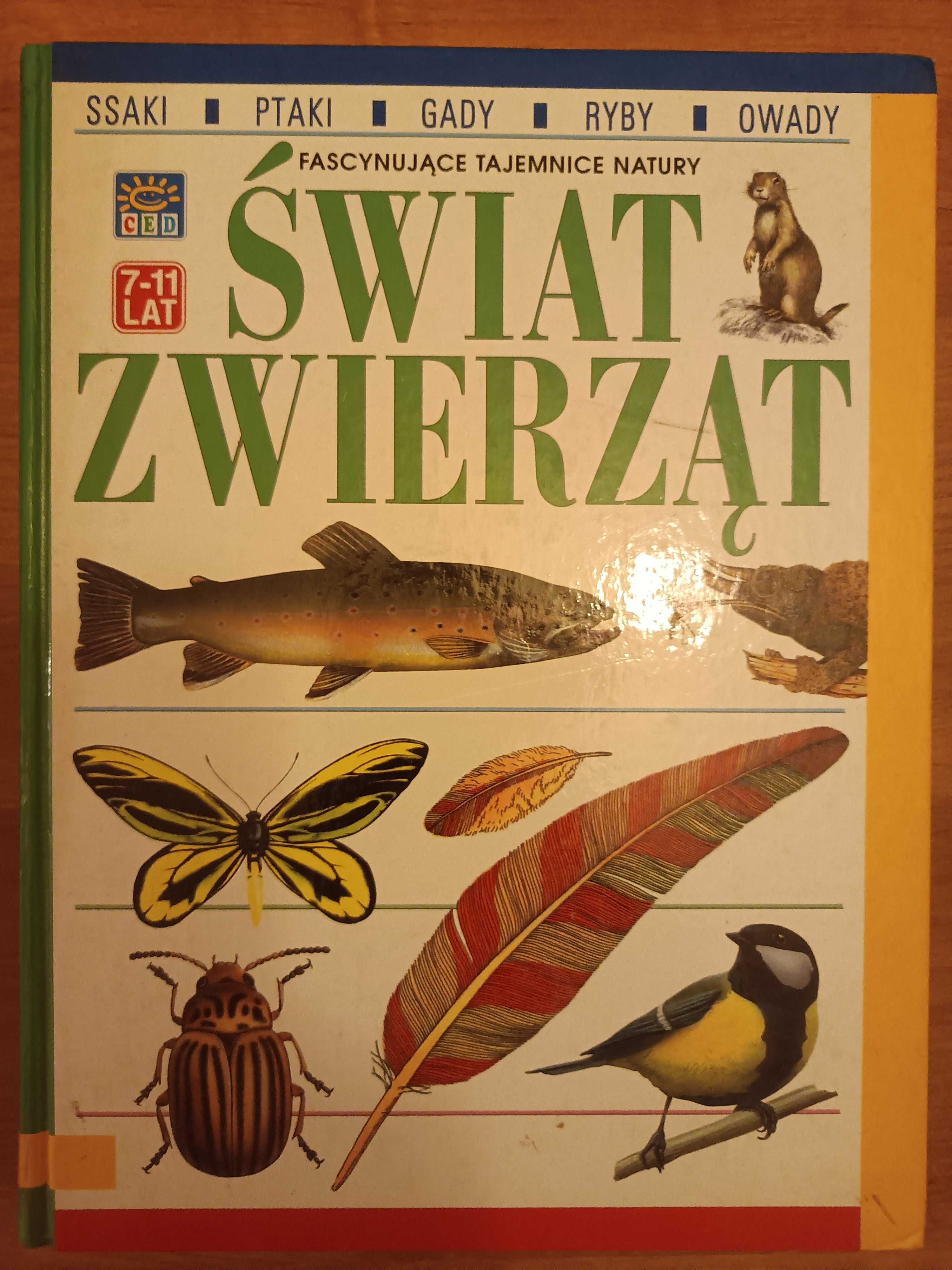 Świat zwierząt. Ssaki, ptaki, gady, ryby, owady