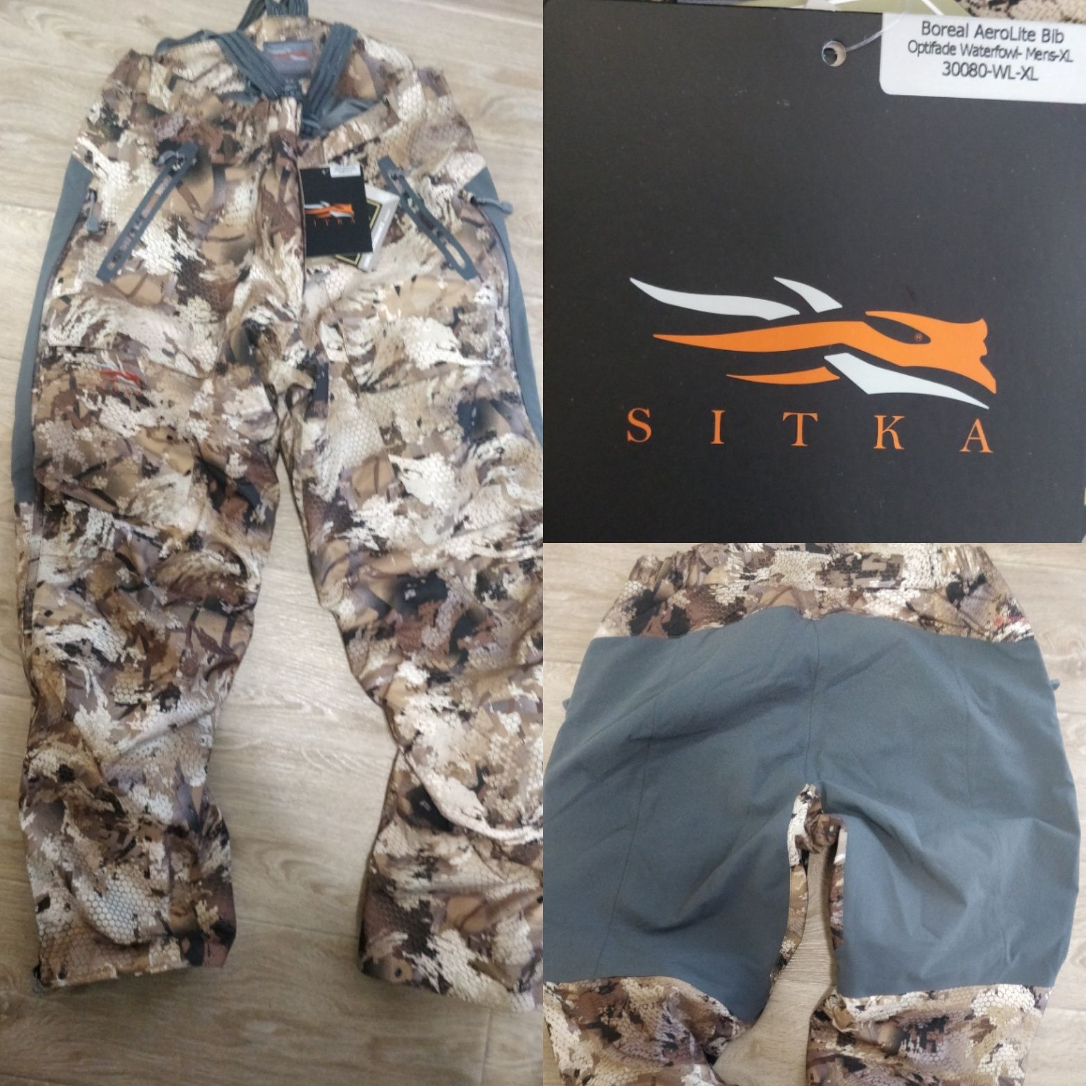 Sitka Gear Boreal AeroLite bib pant цвет Optifade Marsh размер ХL