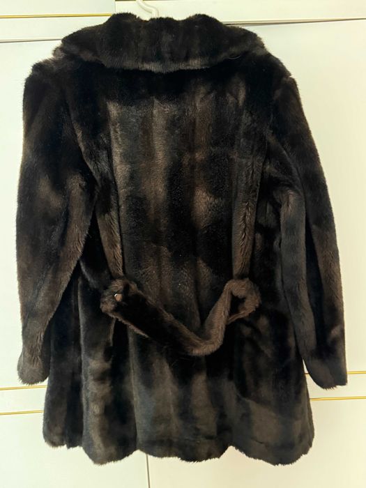 Futro sztuczne Vintage brazowe Astraka