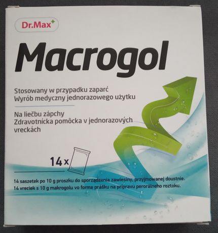 Lek Macrogol zaparcia saszetki wyrób medyczny