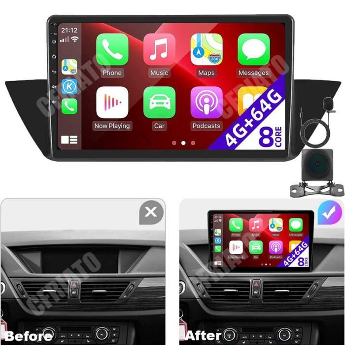 Штатна Автомагнітола BMW E46 Е39 Е53 Е70 Е90 Е91 X1 X3 ANDROID 14