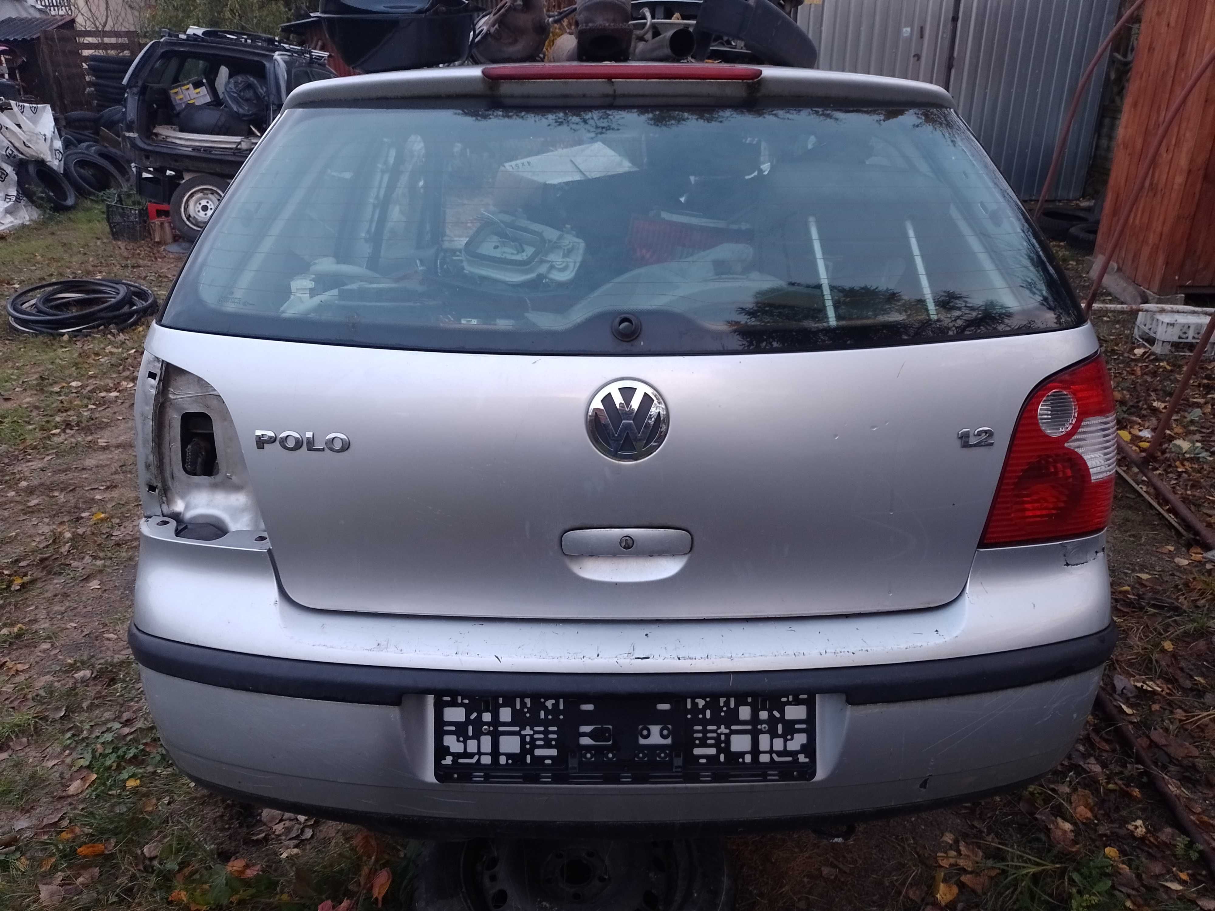 vw polo 9n karoseria drzwi 9n3 kolor LA7W klapa tył