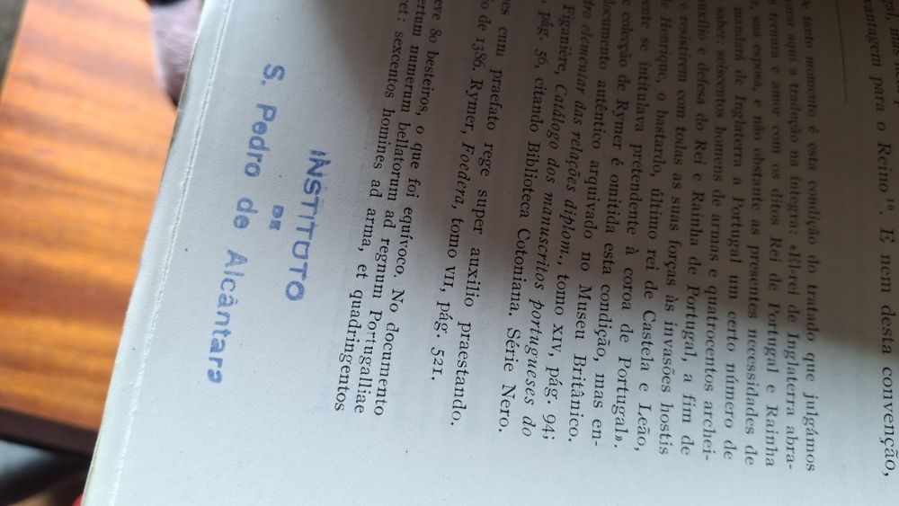 D João I aliança inglesa conde vila Franca 1950