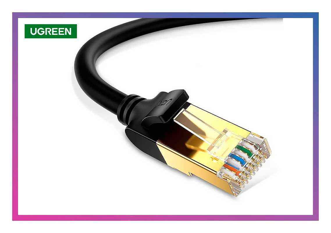 Кабель для роутера cat 7 Ugreen Ethernet патч-корд lan провод 1 - 15 м