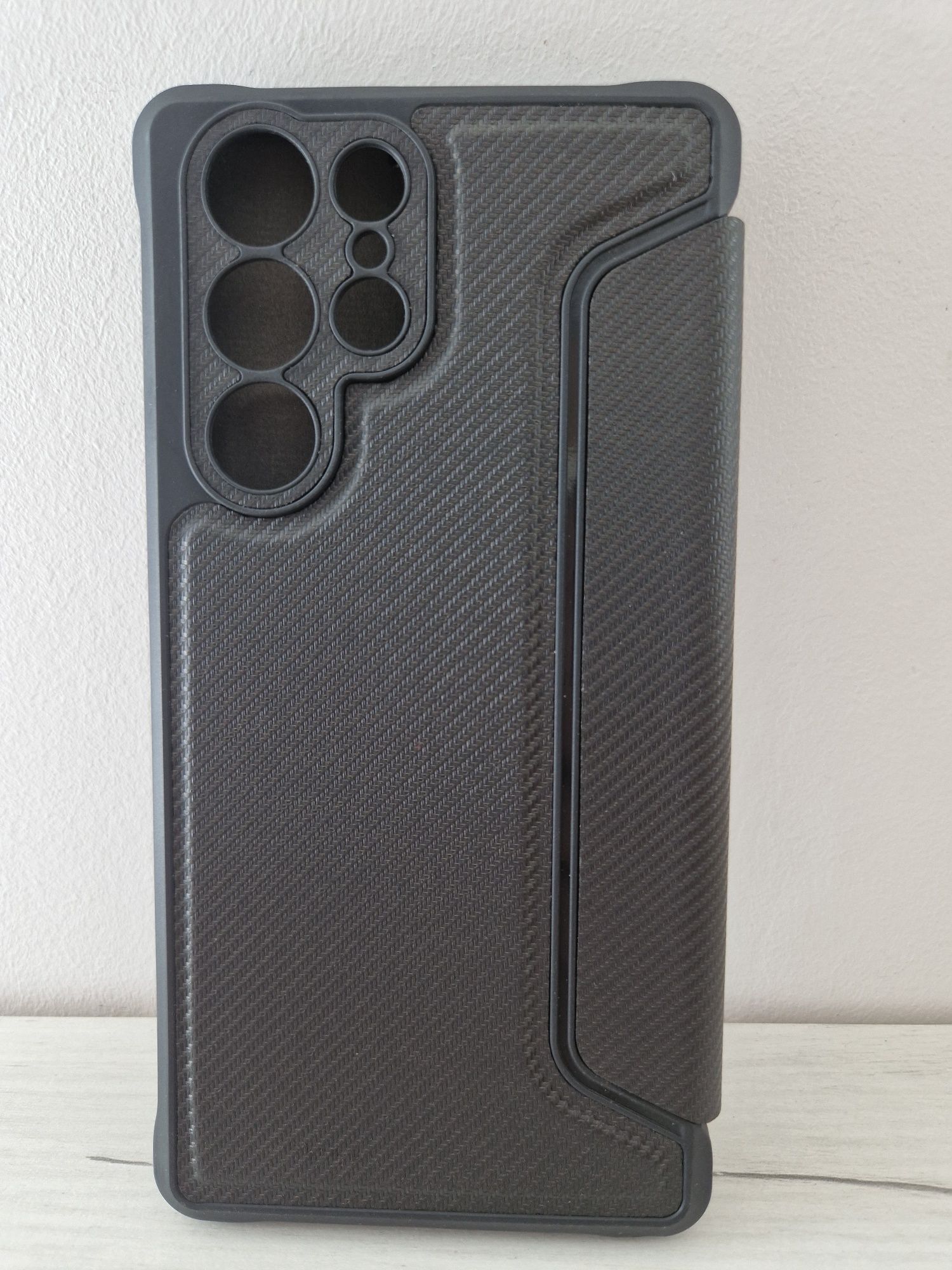 Kabura Razor Carbon Book do Samsung Galaxy S22 Ultra czarna
