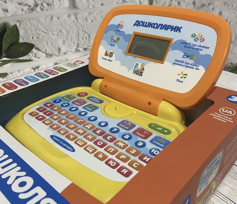 Дитячий навчальний ноутбук інтерактивна іграшка детский ноутбук