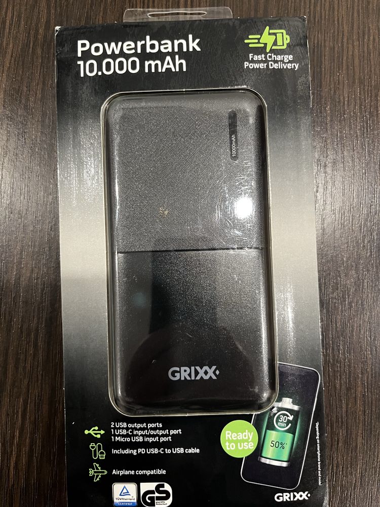 Повербанк GRIXX 10000