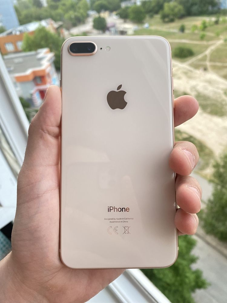 iPhone 8 Plus Gold 256Gb, АКБ : 100%