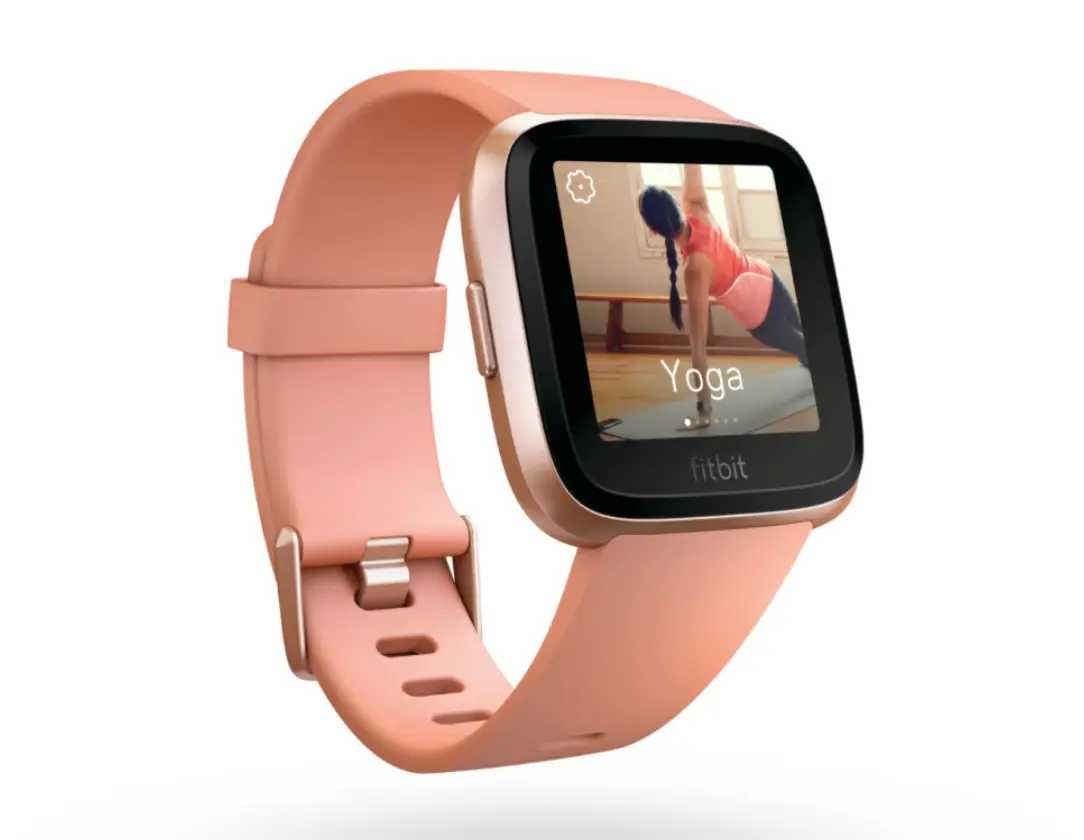 Розумні годинник Fitbit Versa Peach/Rose Gold Aluminum (FB505RGPK)