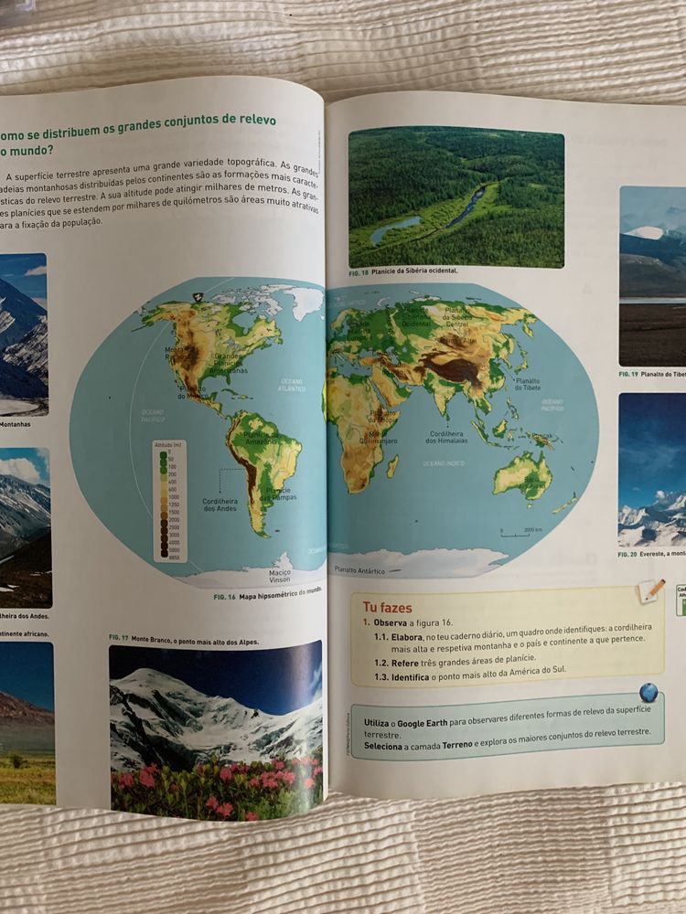 2 manuais+caderno de atividades Geografia 7.ºAno “Fazer Geografia 3.0”