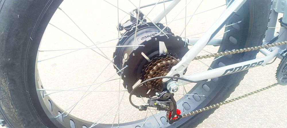 Мощный электрофетбайк 1200w,48v, 21ah.Доставка бесплатно!