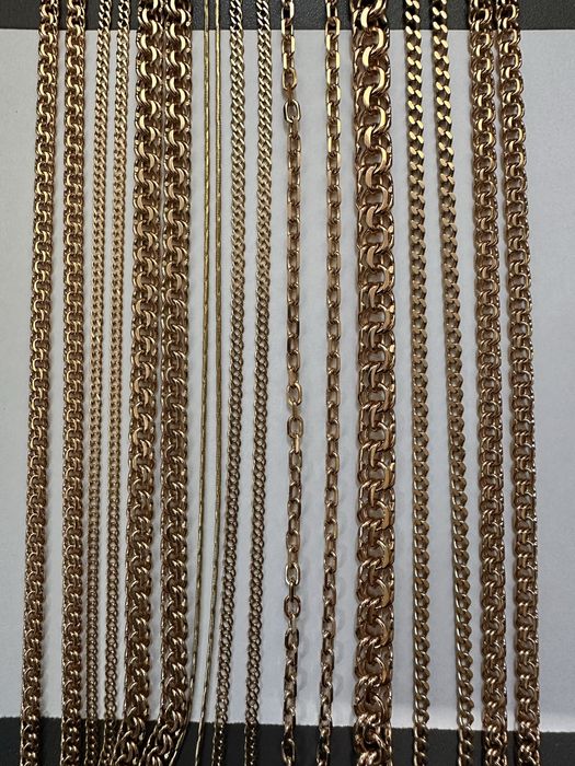 Золотые цепочки новые и б/у