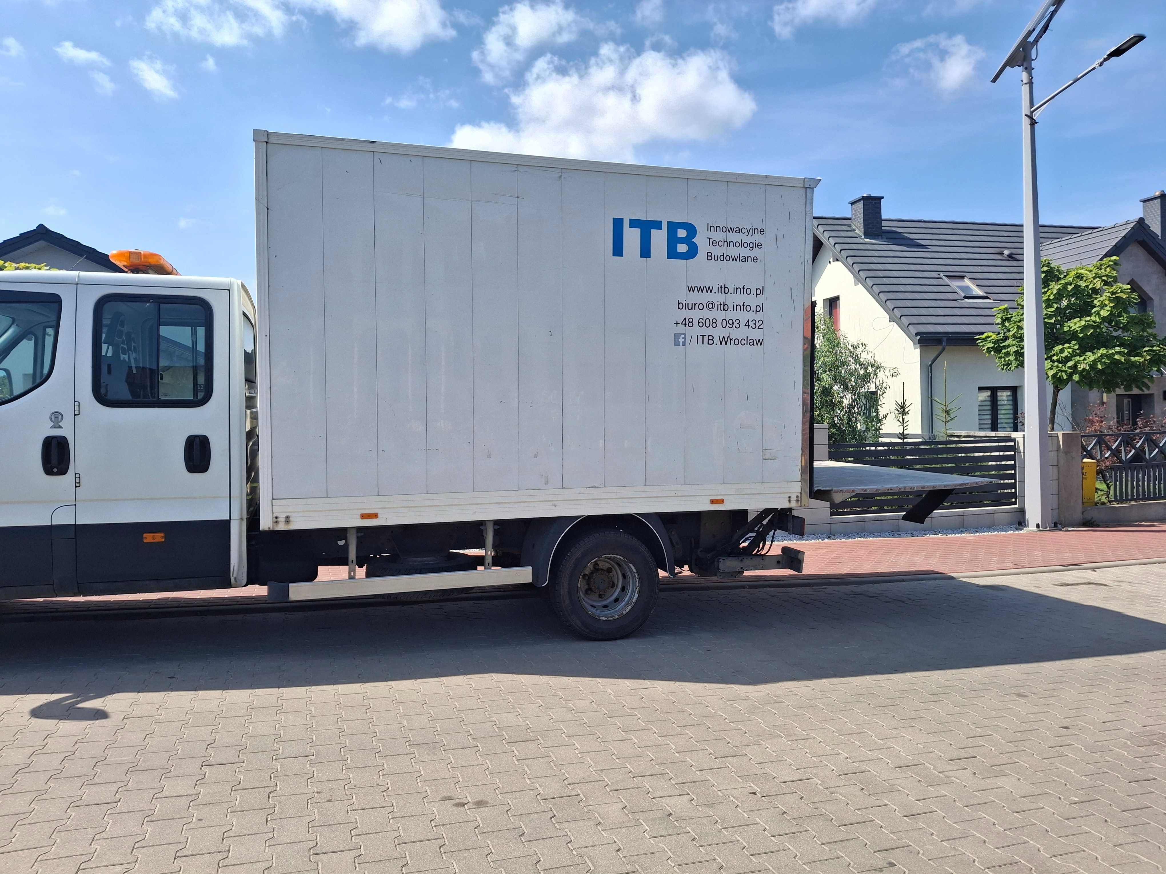 kontener z windą podest ruchomy