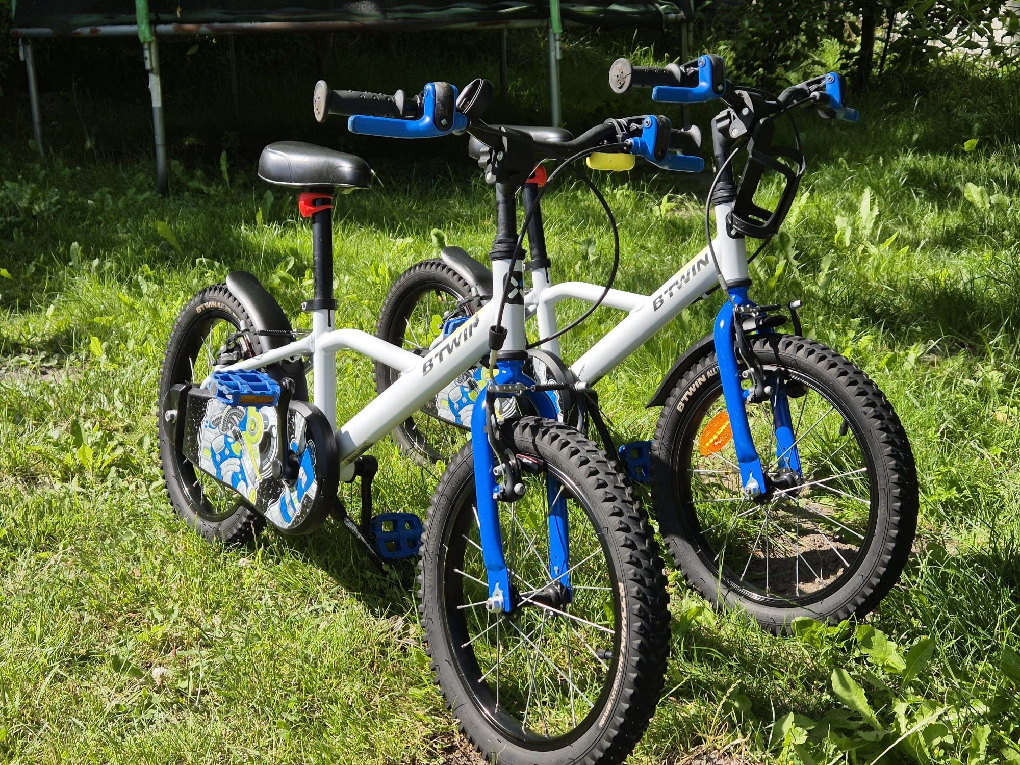 2szt rowery dla bliźniaków btwin 16 cali 4-7 lat