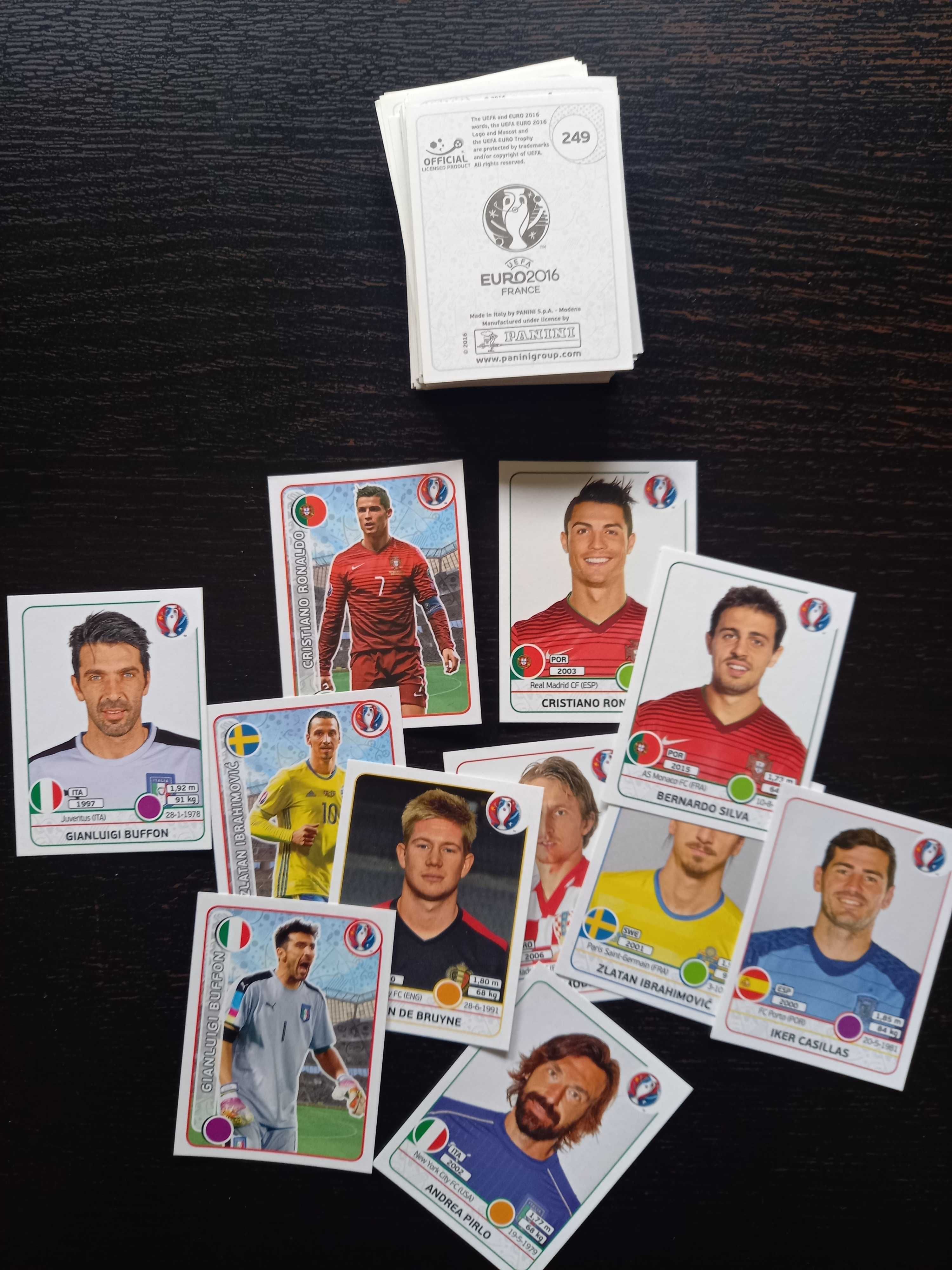 Lote de 630 cromos(diferentes)UEFA Euro France 2016 da Panini