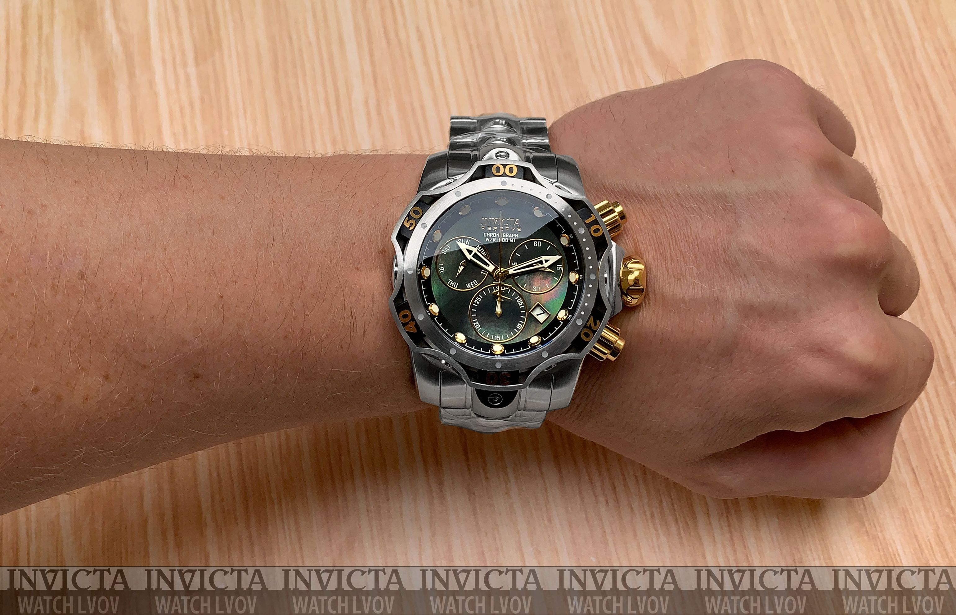 Часы Invicta 25977 Reserve Venom Mother of Pearl Black Gen III Swiss