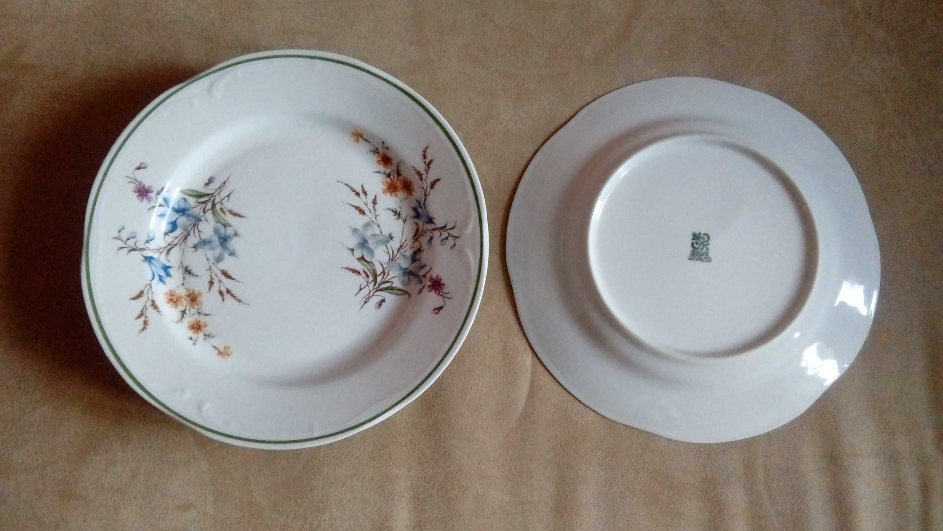 Talerze porcelana Włocławek, PRL