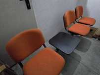 Conjunto cadeiras sala de espera