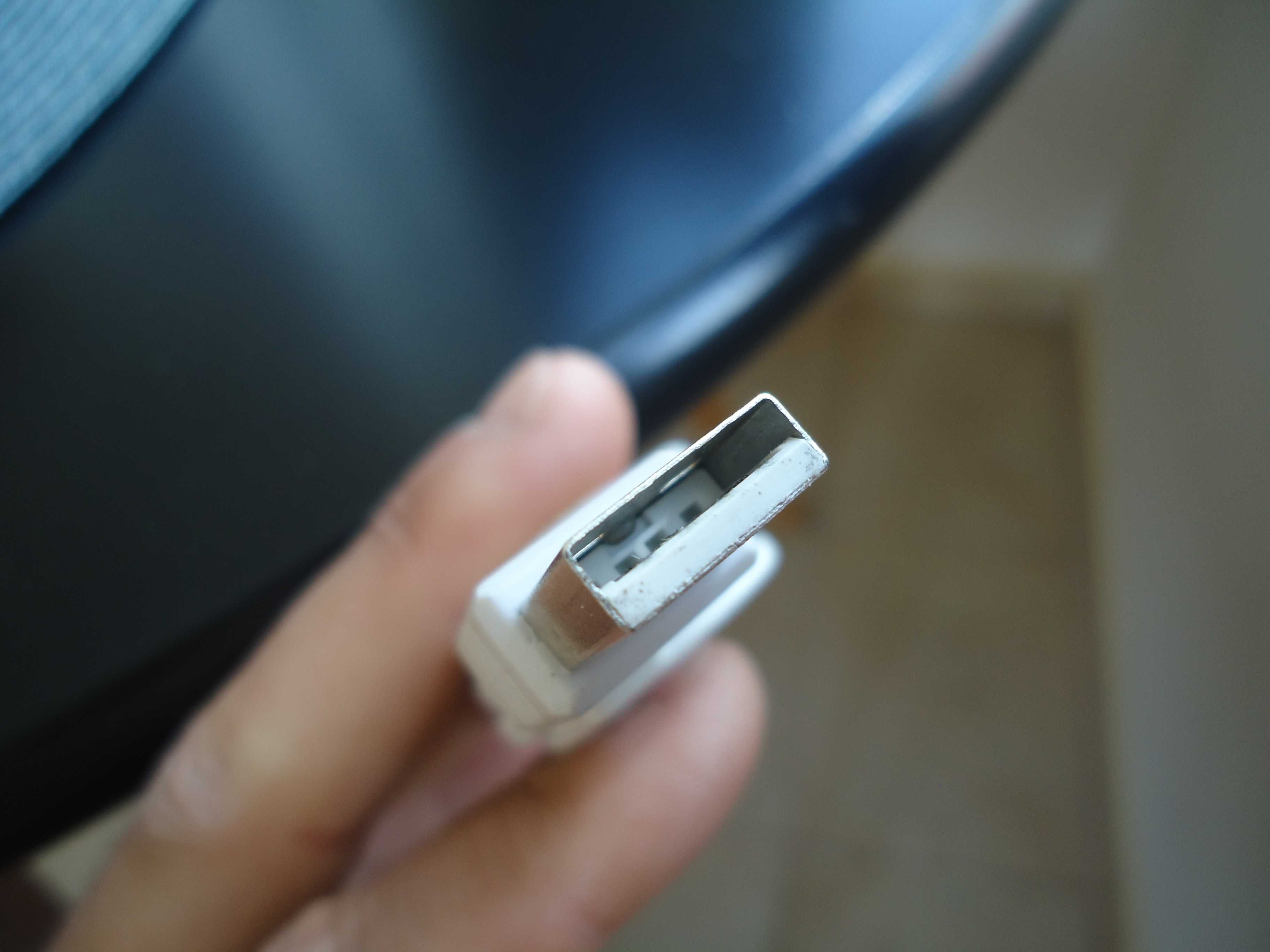 zwijany kabel USB 2.0, wtyk A - micro USB B tzw stary typ