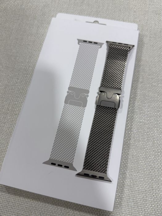 Pulseira Apple Watch Titanium Milanese Loop