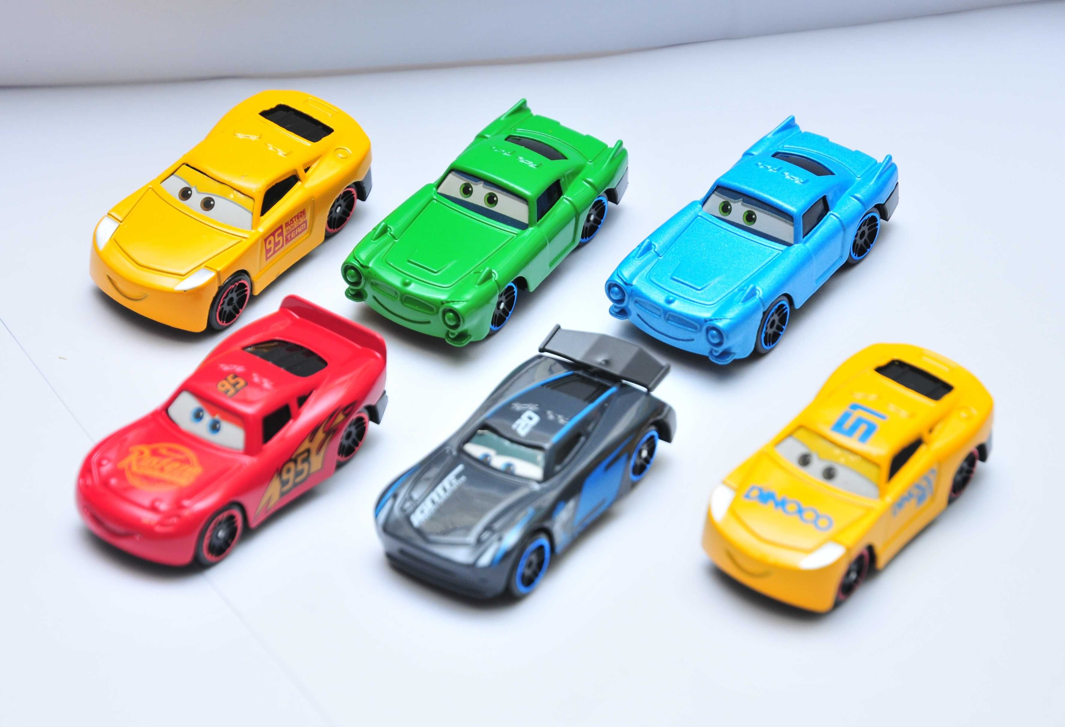 Набор 6шт Металл Машинки тачки Маквин McQueen Radiator Springs Cars