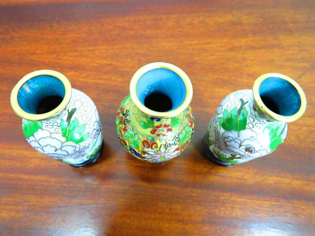 Cloisonnés... PREÇO DO CONJUNTO.