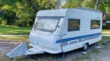 Przyczepa Hobby400 niskie DMC !!! Boiler Truma, panel 200W, telewizor