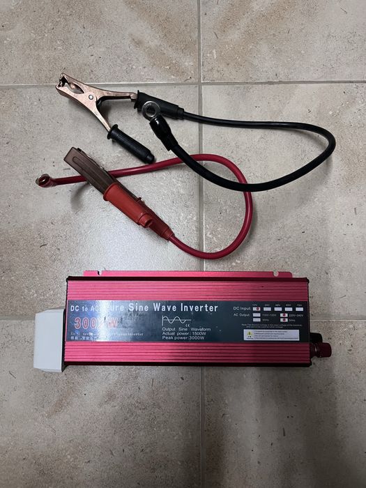 Інвертор 12-220В на 3000w чиста синусоїда
