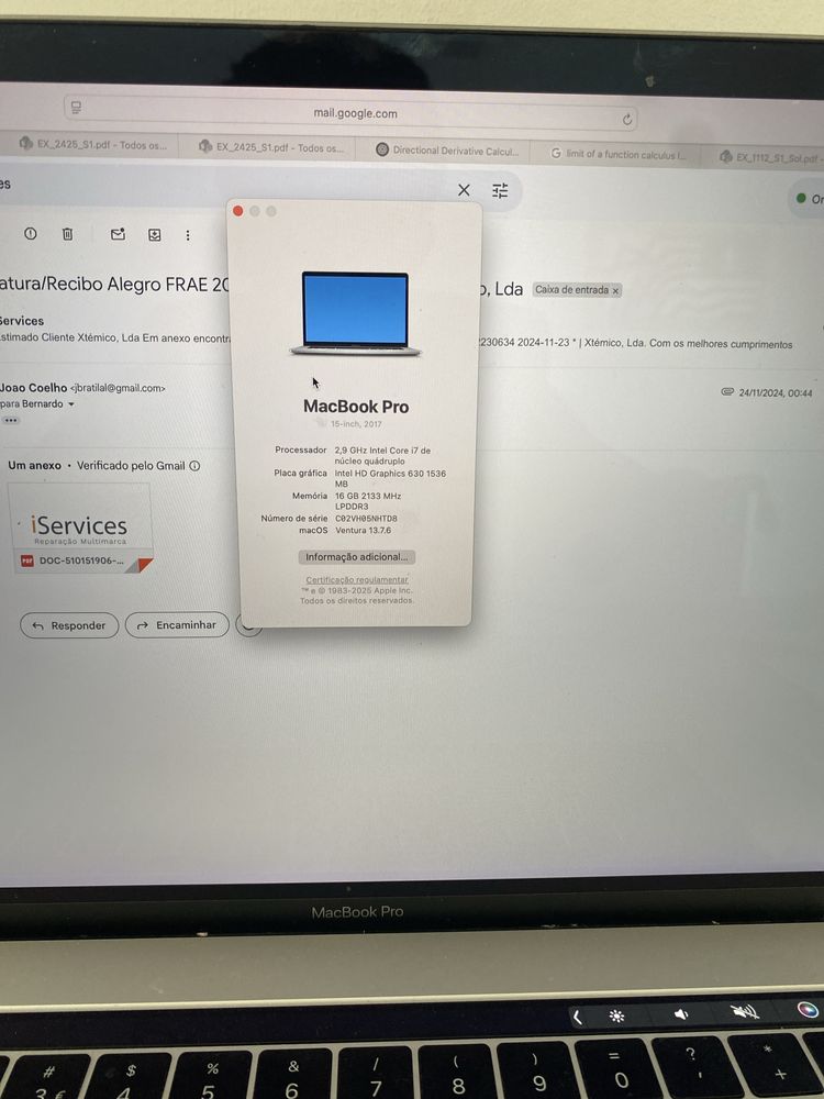 MacBook Pro 15’’ touch bar