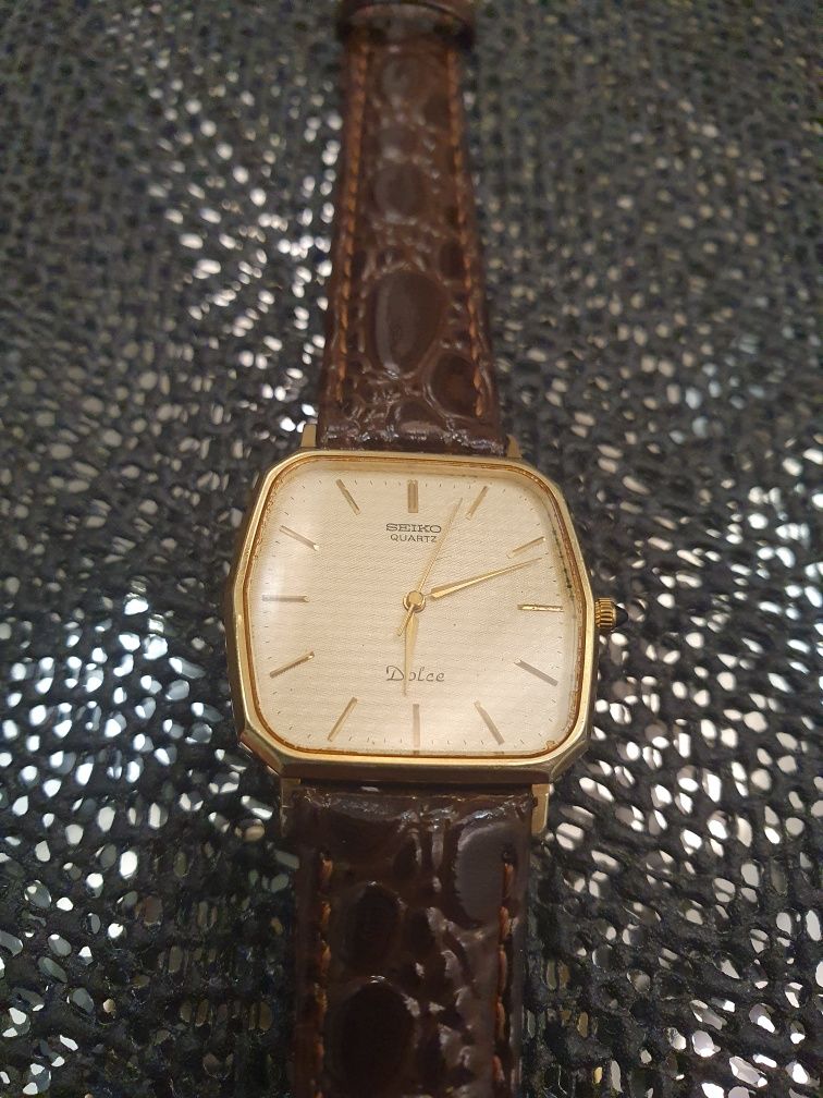 Seiko Dolce Pozlacany