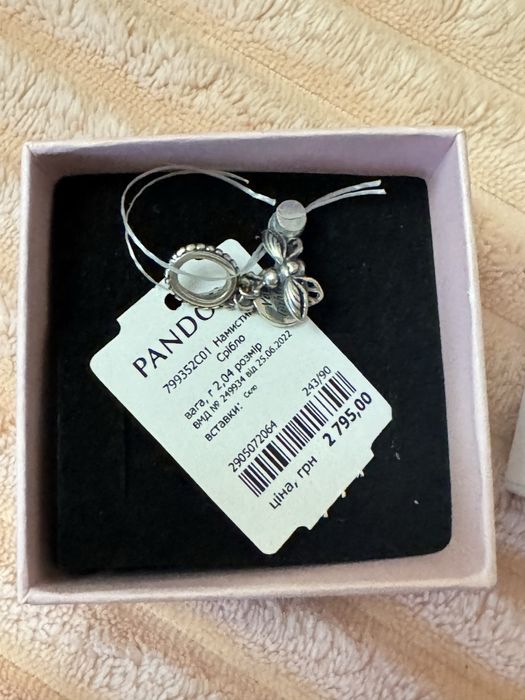 Оригінальний шармік пандора «Світлячок,що світиться в темряві»