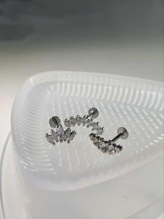 Пірсинг лабрет з медичної сталі пірсинг в хрящ