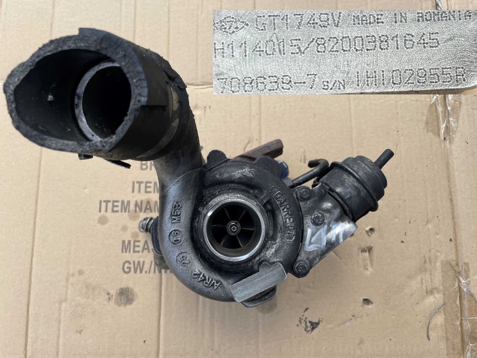 turbosprężarka turbina turbo renault Scenic 2 Laguna II Megane 1.9 DCI