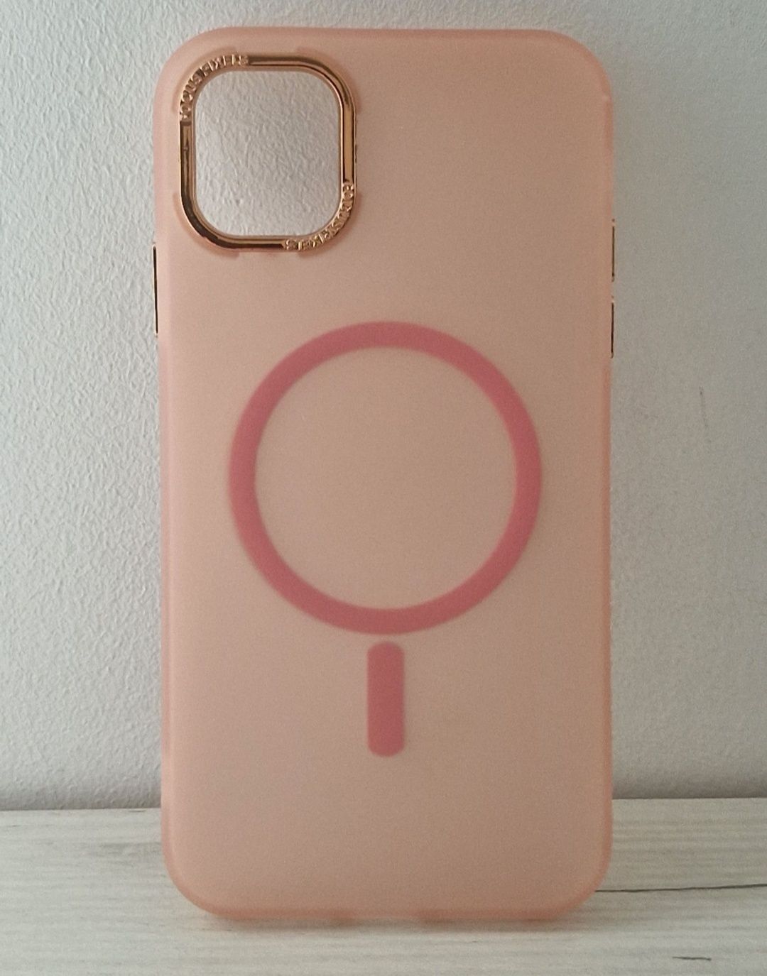 Magnetic Frosted Case do Iphone 13 Pro Max Różowy