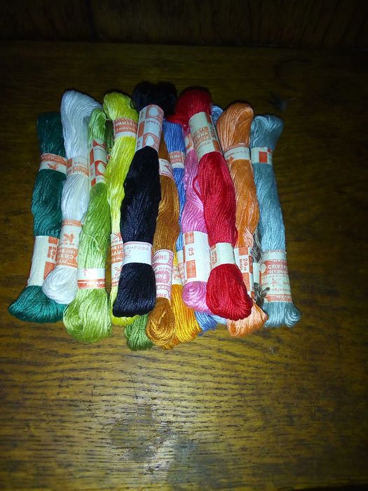 Нитки бавовняні муліне для вишивання