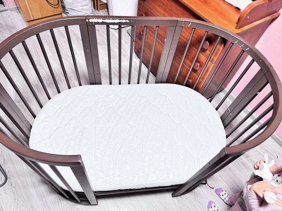 Кроватка трансформер с матрасами