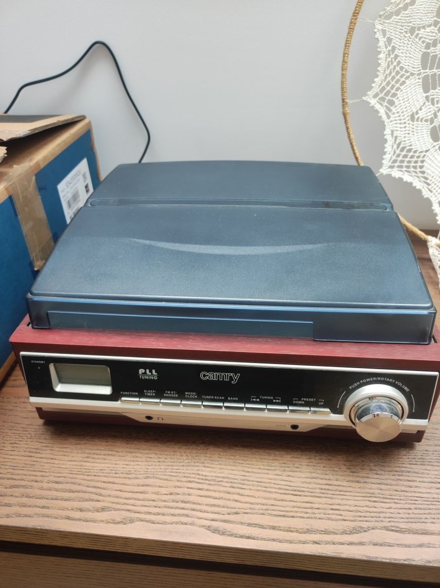 Gramofon camry brązowy
