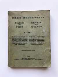 Książka Jotkes Sprachfuhrer Deutsch fur Polen 1940, słownik