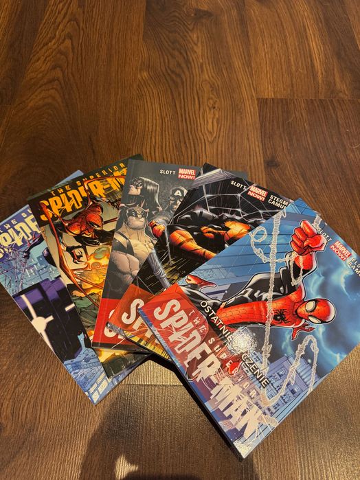 Superior Spider-Man tomy 1–5 - komplet w idealnym stanie