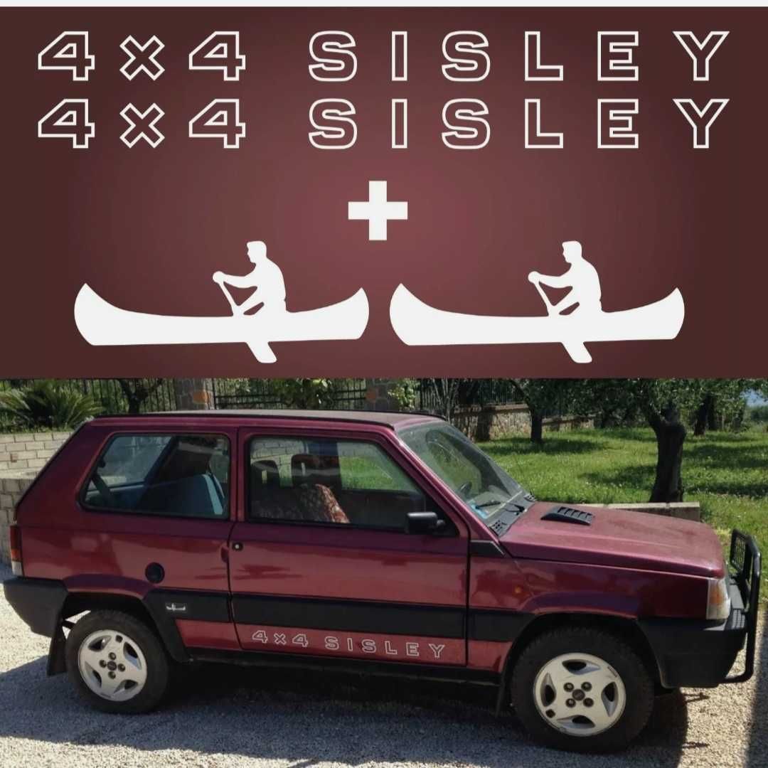 Autocolantes fiat panda Sisley