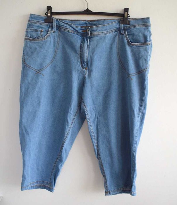 Bonprix szorty rybaczki 52 6xl jeansowe