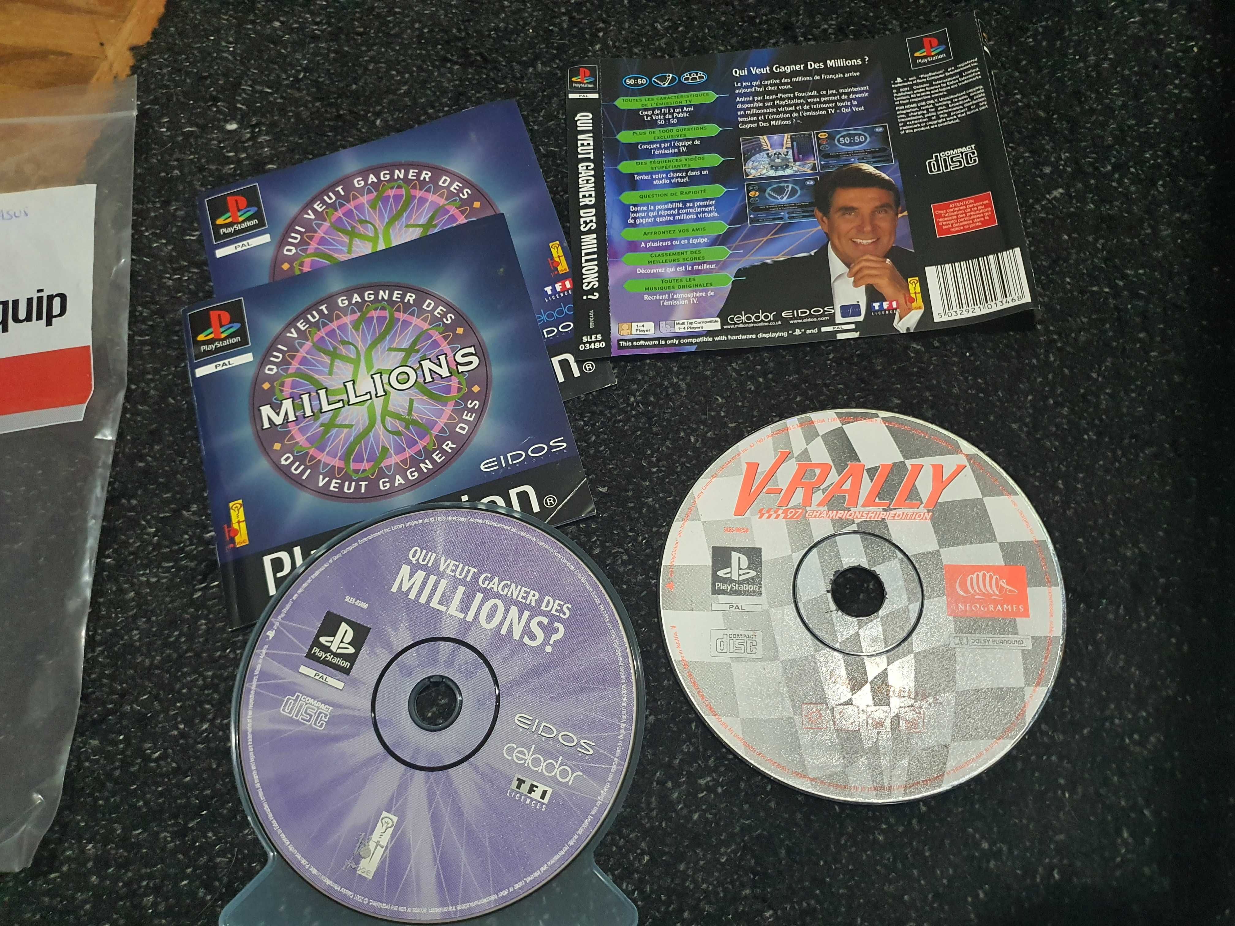 2 jogos ps1 sem capa